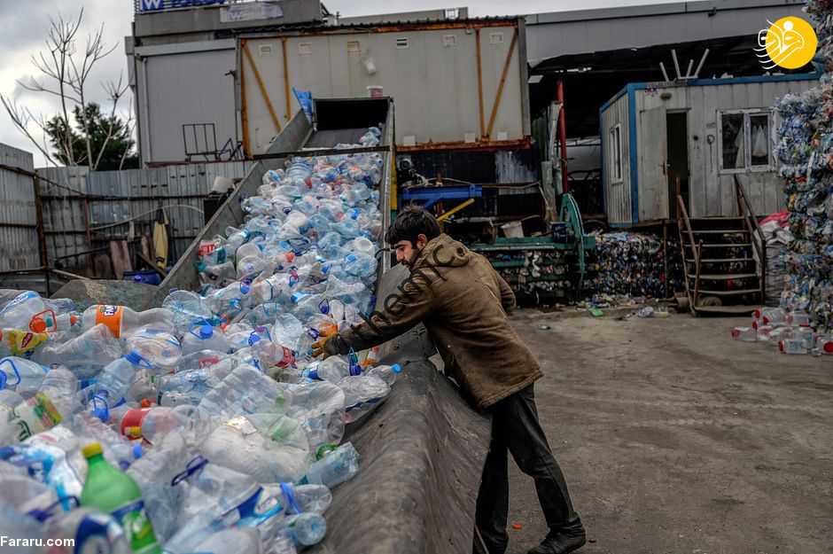 (فیلم) پناهجویان در استانبول زباله می ریزند